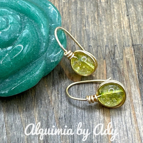 Alquimia by Ady Green and Gold Earrings - Picture 2 of 4